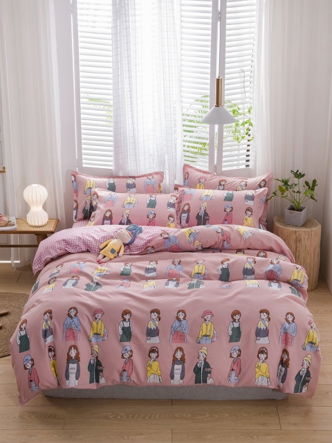 

JC Collection Set of 3 Pink Bedding Set