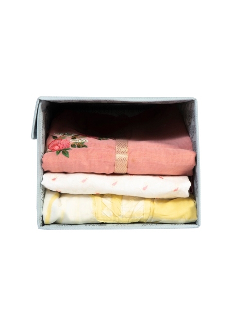 

HOMESTRAP Grey Printed Shirt Organisers
