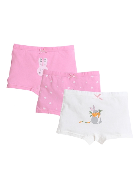 

Hopscotch Girls Pack Of 3 Assorted Basic Briefs