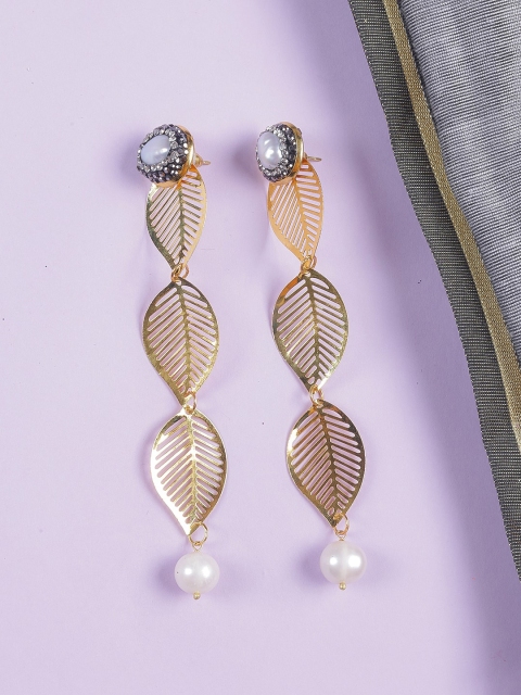 

DIVA WALK EXCLUSIVE Gold-Toned Contemporary Hoop Earrings