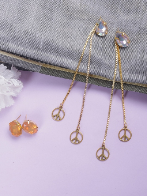 

DIVA WALK EXCLUSIVE Orange Contemporary Drop Earrings