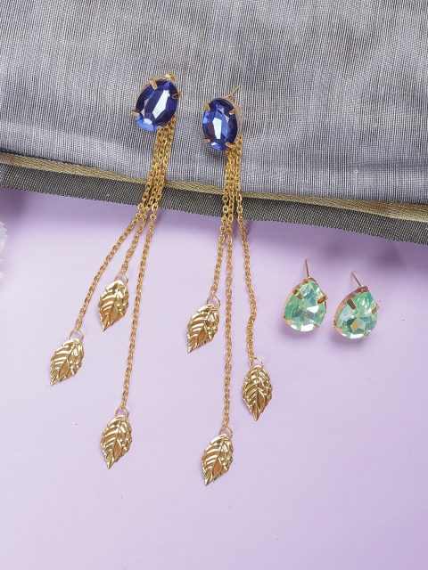 

DIVA WALK EXCLUSIVE Blue Contemporary Drop Earrings