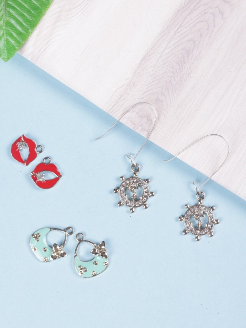 

DIVA WALK EXCLUSIVE Red Contemporary Studs Earrings