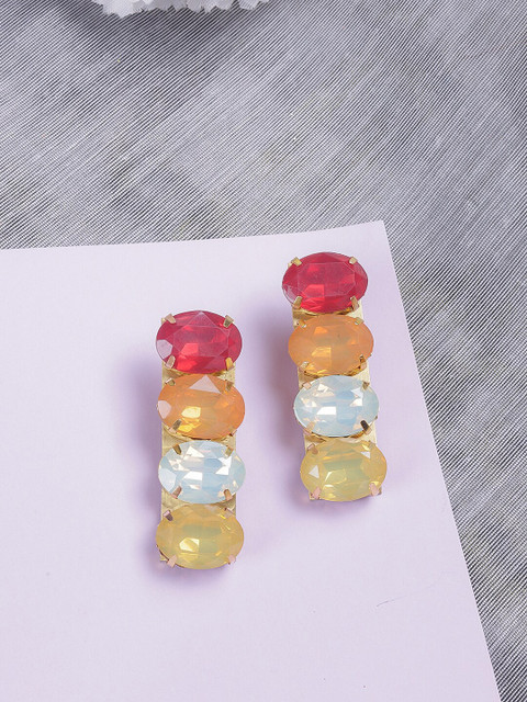 

DIVA WALK EXCLUSIVE Orange Contemporary Drop Earrings