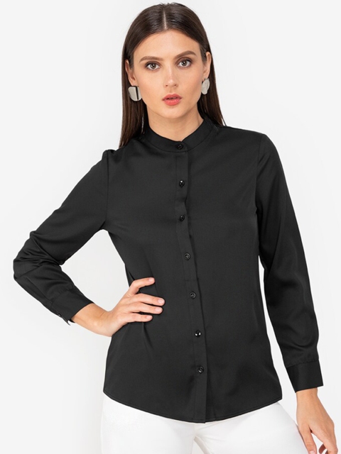 

ZALORA WORK Women Black Casual Shirt