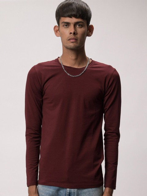 

Tinted Men Brown Slim Fit T-shirt