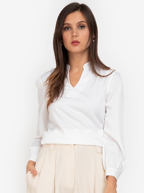 

ZALORA WORK White Knitted Top