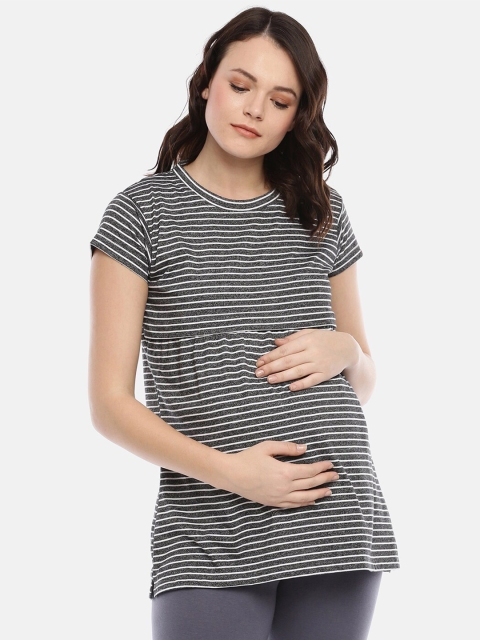 

GOLDSTROMS Charcoal Striped Top