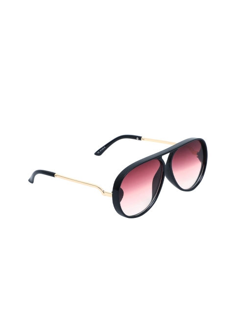 

Spiky Kids Pink Lens & Black UV Protected Aviator Sunglasses MY140_BLK_PINK-Black