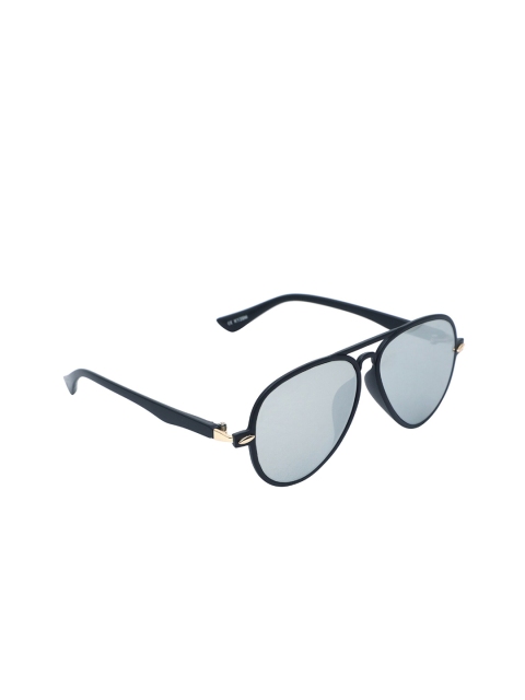 

Spiky Unisex Kids Grey Lens & Black Aviator Sunglasses with UV Protected Lens