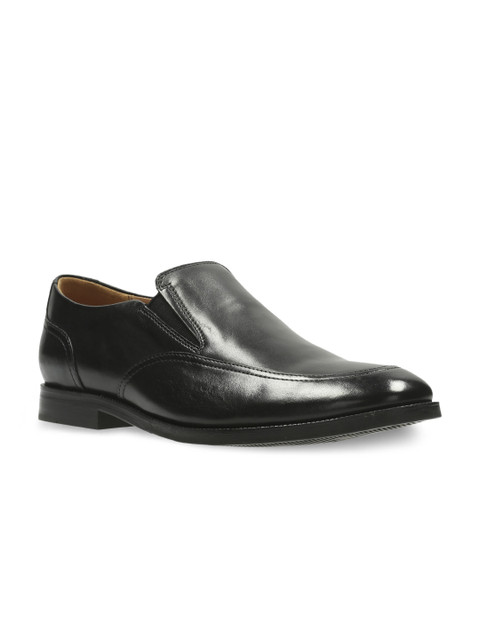 

Clarks Men Black Formal Leather Slip-Ons