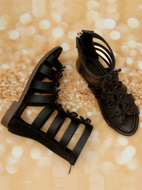 

DChica Girls Black Party Ballerinas Flats