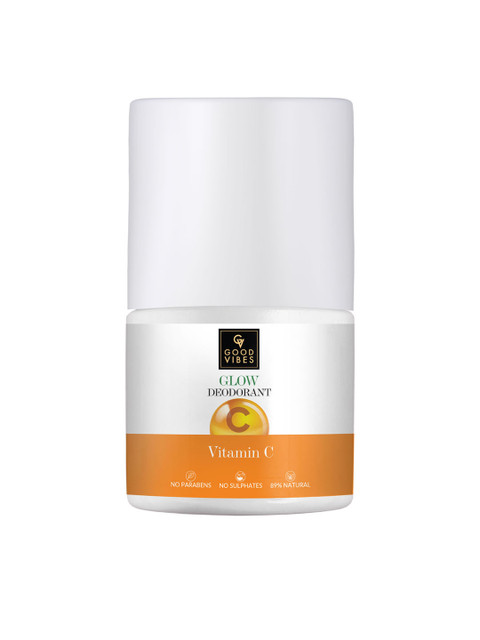 

Good Vibes Vitamin C Glow Deodorant Roll-On 50 ml, White
