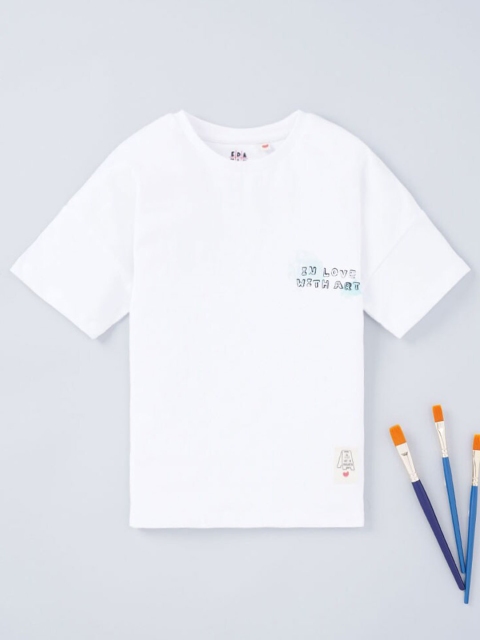 

Ed-a-Mamma Boys Green Henley Neck Applique T-shirt