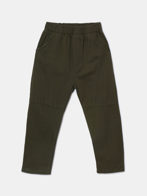 

Hopscotch Boys Green Cargos Trousers
