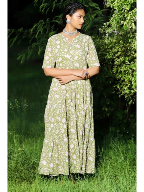 

Shuddhi Multicoloured Floral Maxi Dress, Multi