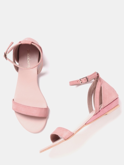 

DressBerry Women Dusty Pink Solid Flats