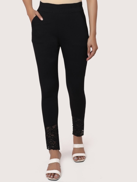 

ZRI Women Black Smart Trousers