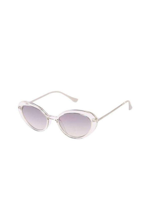 

IDEE Women Grey Lens & Clear Cateye Sunglasses with UV Protected Lens IDS2600 C4 SG