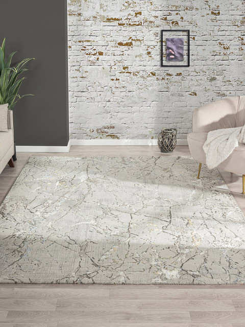 

OBSESSIONS Cream-Coloured Abstract Carpet