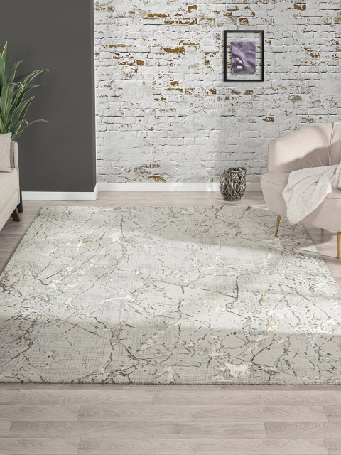 

OBSESSIONS Cream-Coloured Abstract Carpet