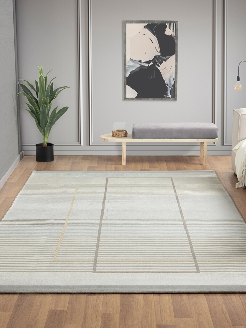 

OBSESSIONS Beige Striped Carpet