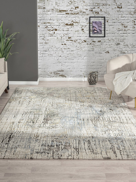 

OBSESSIONS Cream-Colored Abstract Carpet