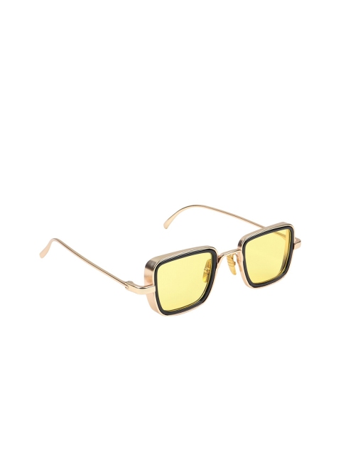 

FROGGY Kids Yellow Lens & Gold-Toned Square Sunglasses with UV Protected Lens