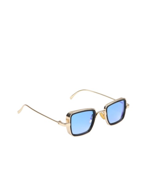 

FROGGY Kids Blue Lens & Gold-Toned Square UV Protected Lens Sunglasses