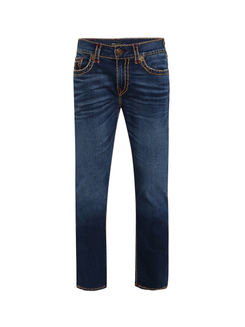 

True Religion Men Blue Slim Fit Light Fade Jeans