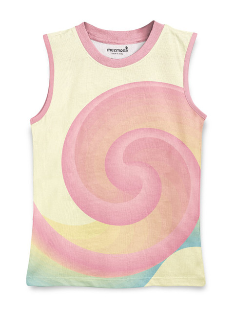 

mezmoda Girls Multicoloured Printed T-shirt, Multi