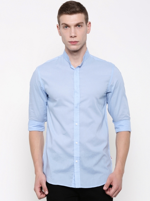 

Jack & Jones Men Blue Lightweight Slim Fit Solid Casual Shirt