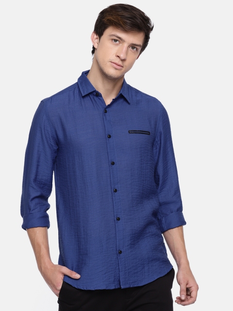 

Jack & Jones Men Blue Slim Fit Casual Shirt