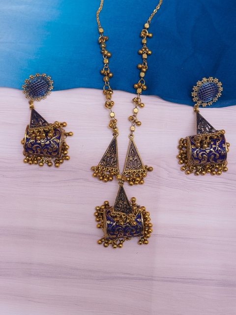 

DIVA WALK Gold-Plated Beaded Jewellery Set