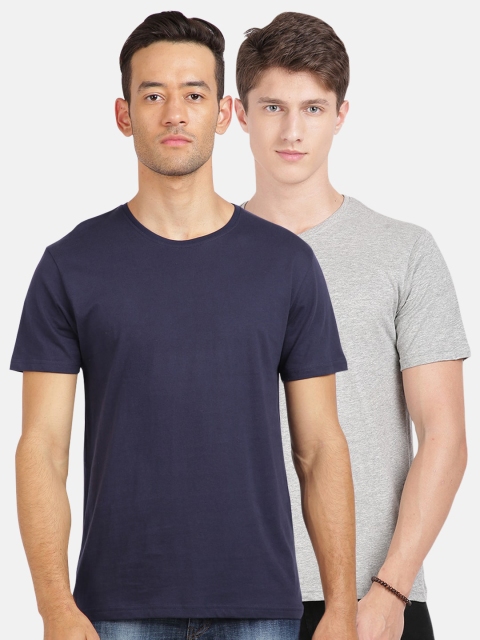 

BLACK RADIO Men Assorted V-Neck Raw Edge T-shirt