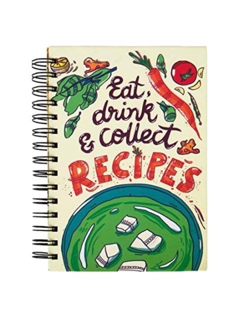 

Chumbak Green & Cream-Coloured Printed Spiral Note book