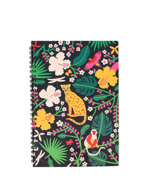 

Chumbak Green & White Printed Spiral Note book