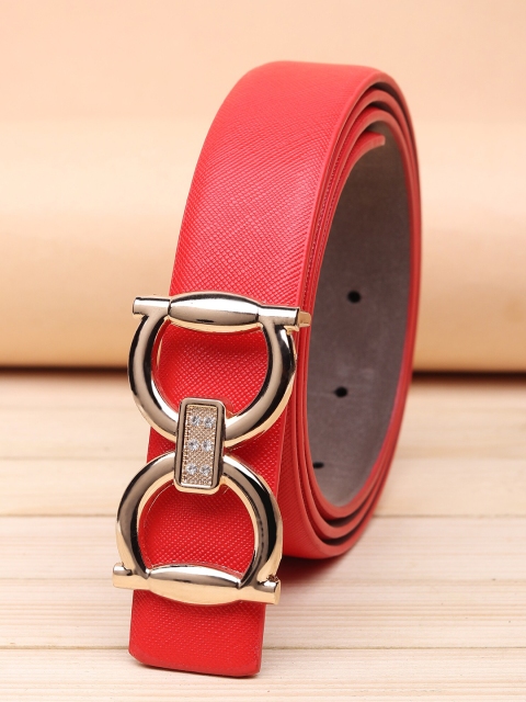 

URBAN ALFAMI Women Red PU Belt