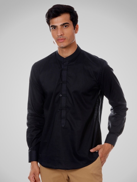 

SHIRT THEORY Men Black Comfort Casual Shirt