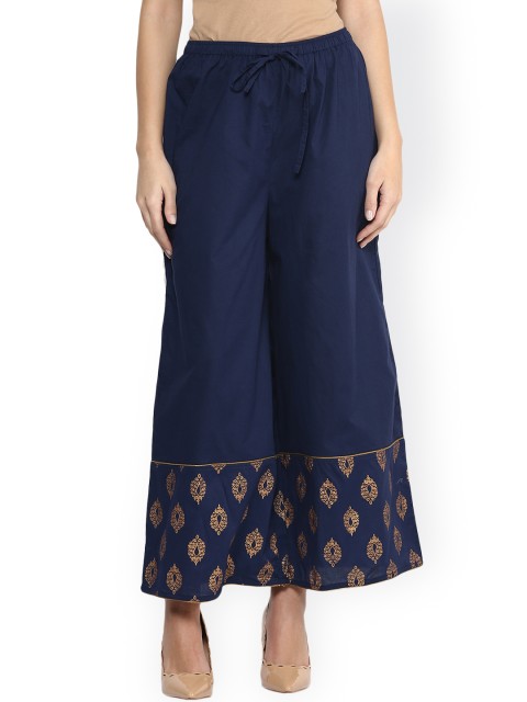 

Bhama Couture Blue Relaxed Fit Palazzos