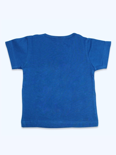 

Born Babies Unisex Kids Blue & Green Top with Shorts