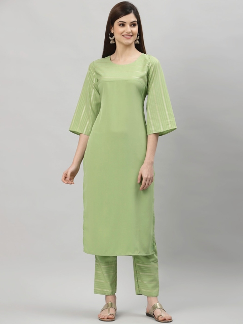 

ALC Creations Women Green Kurta with Trousers