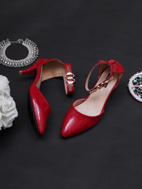 

Sherrif Shoes Women Red Party Stiletto Pumps