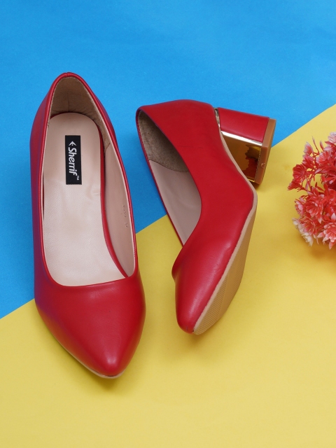 

Sherrif Shoes Red Party Stiletto Pumps