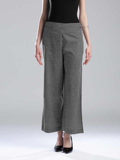 

W Black & White Printed Palazzos