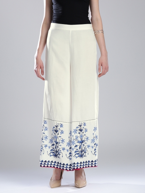 

W Off White Palazzos