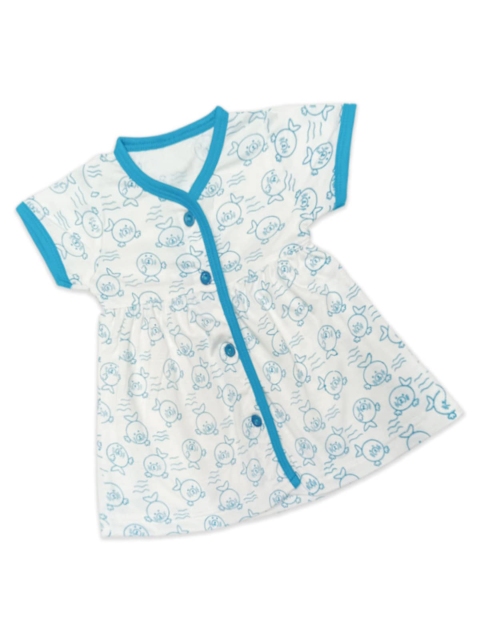 

Born Babies Blue Floral Dress