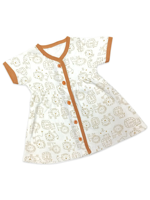 

Born Babies Brown Floral A-Line Maxi Dress