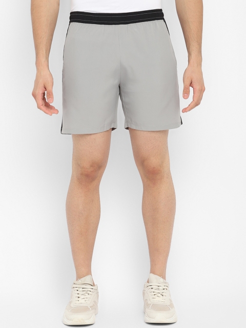 

Yuuki Men Grey Training or Gym Sports Shorts with Antimicrobial Technology