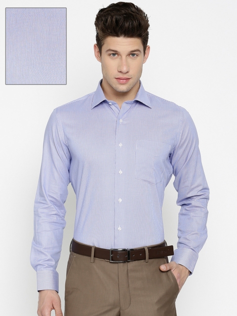 

Van Heusen Men Purple & White Slim Fit Formal Shirt